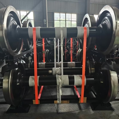 840 mm Set di ruote ferroviarie per carri 22.9T/25T Axle Load Wagon Wheelset