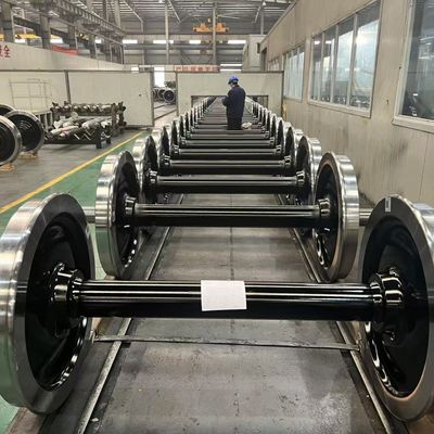 Set di ruote ferroviarie da 1000 mm per vagoni 22.9T